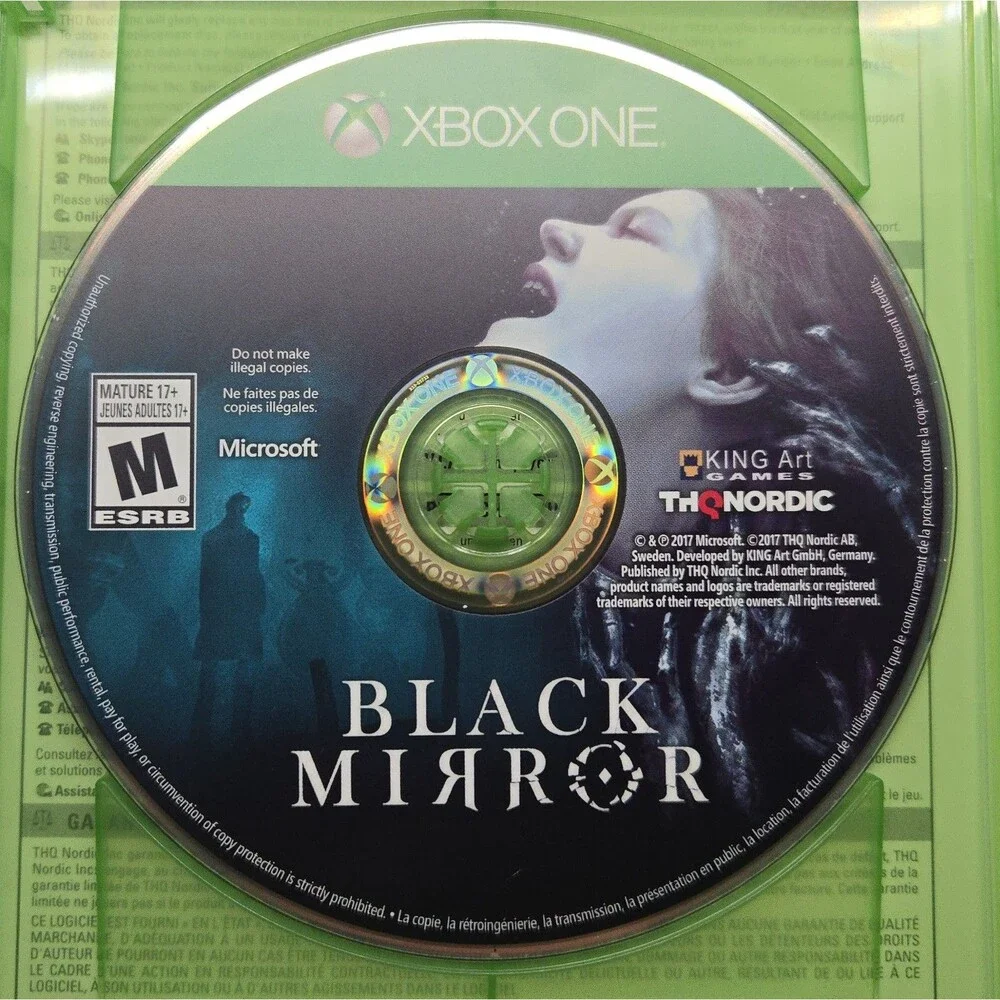 Black Mirror Microsoft Xbox One 2017